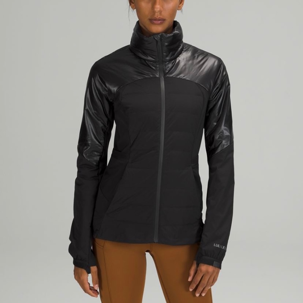 Lululemon Down For It All Jacket (Shine, Black)